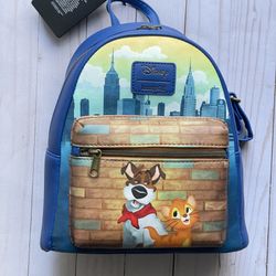 Loungefly Disney Oliver & Company Skyline Mini Backpack