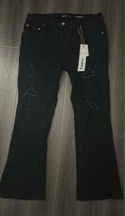 Flared Purple Jeans