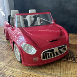 American Girl Red Convertible For Dolls 