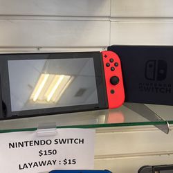 Nintendo switch $15 for layaway