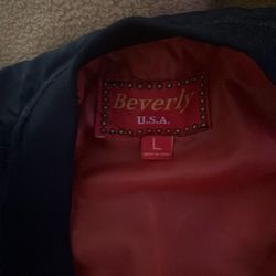 dark navy blue? BEVERLY USA BOMBER JACKET