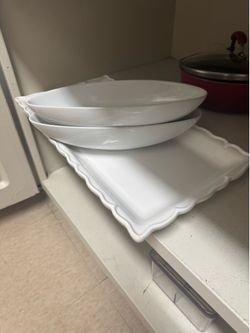 Serving tray and bowls
