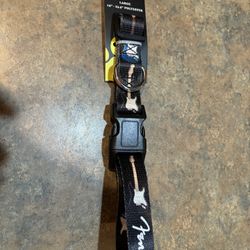 Fender Guitar Dog Collar Size Large 
