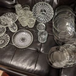 Beautiful 35 Piece Crystal Set. See Description For Details 