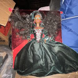 Barbie 1991 African American Happy Holiday