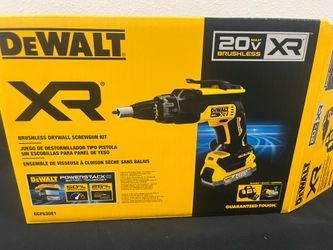 DEWALT XR BRUSHLESS DRYWALL SCREWGUN KIT
