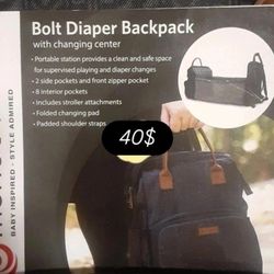 BOLT DIAPER BACKPACK 