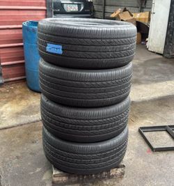 245 50 19 Bridgestone Dueler Set of 4 Used