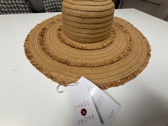 Shade & Shore Wide Brim Straw Sun Hat