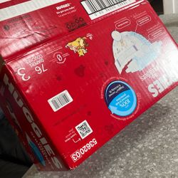 SIZE 3 HUGGIES DIAPERS