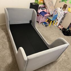 Blue Bodhi Toddler Bed + Mattress