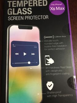 iPhone XS Max screen protector tempered glass
