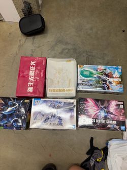 Gundam model kits