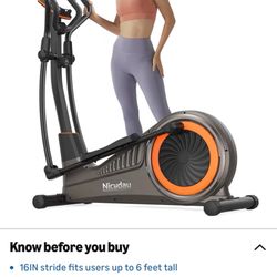 Niceday Elliptical - Hyper-Quiet & Heavy Duty (400lb limit)