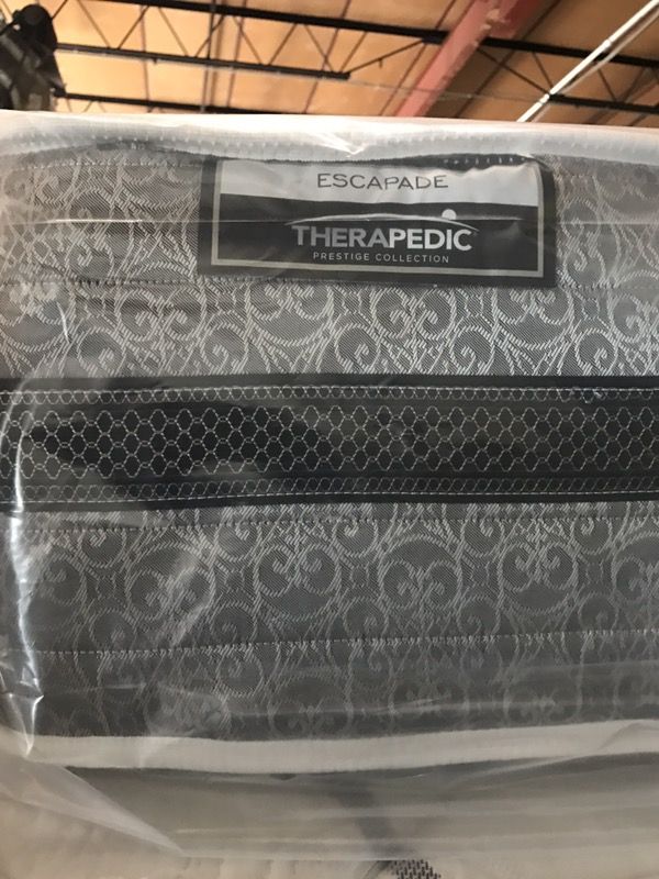 Brand new King size Escapade Therapedic mattress set
