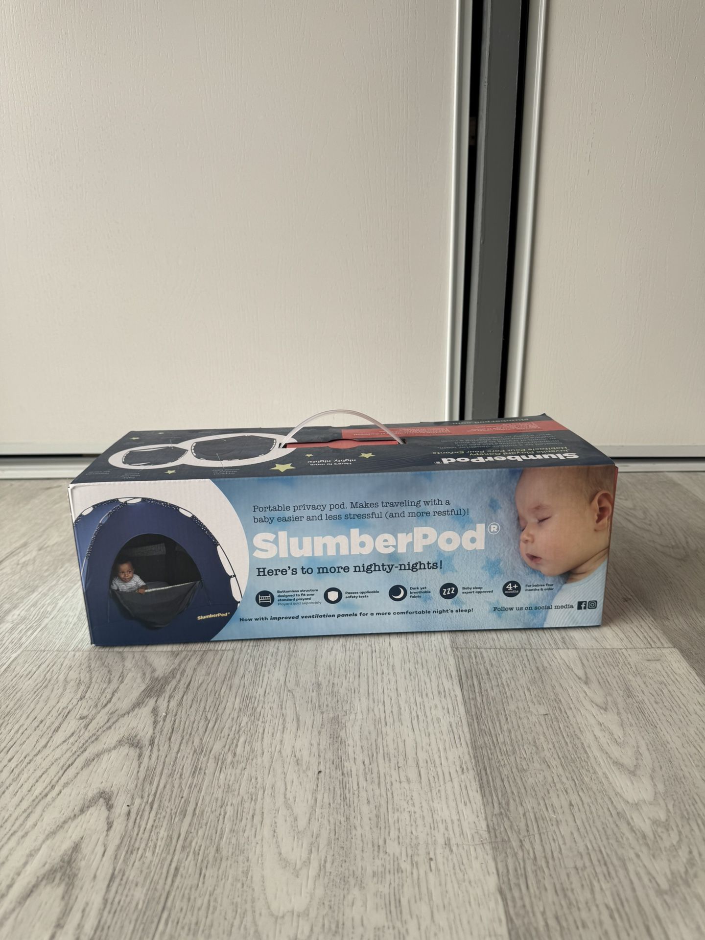 SlumberPod Portable Privacy Pod Blackout Canopy Crib