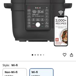 Instant Pot 6.5 Quart Duo Crisp Ultimate Lid with WIFI, 13-in-1 Air Fryer and Pressure Cooker Combo