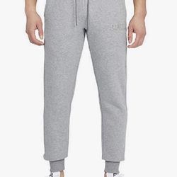 PUMA MEN’S FLEECE JOGGER HEATHER GRAY SIZE L & XL ONE BOX 10 PCS