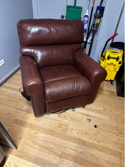 Leather recliner