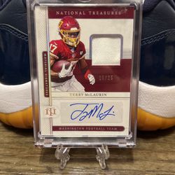 Terry McLaurin National Treasures Auto