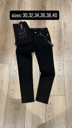 Purple jeans