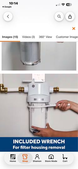 Whole House Water Filtration System $ 45.00 ￼