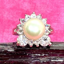 Genuine Cultured Pearl Ring