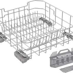 WD28X26099 Dishwasher Lower Rack-304 Stainless Steel Compatible with General Electric GE Dishwasher Racks GDT535PSM0SS GDF510PSM0SS With WD28X10128 Si