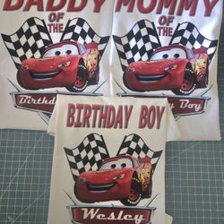Cars Theme Birthday Shirt