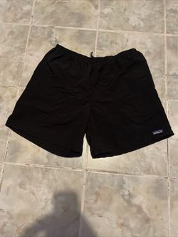 Patagonia Men’s XL Baggies Shorts Longs Tidepool Black Stretch Swim Trail Summer