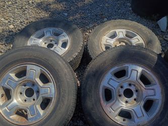 Used rims 17 for a Chevy 6 lug