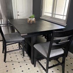 Dining Table With Chairs And Bench
