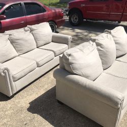 SET OF 2 SOFAS FROM ASHLEY FURNITURE 