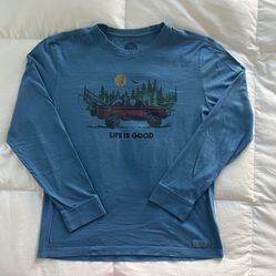 Life is Good Men’ Med LS T-shirt