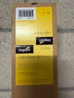 Impact light stand 10’