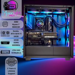 Ryzen 7 9800X3D / RTX 5070 Ti “Eclipse AF90” - RGB Gaming & Streaming PC 