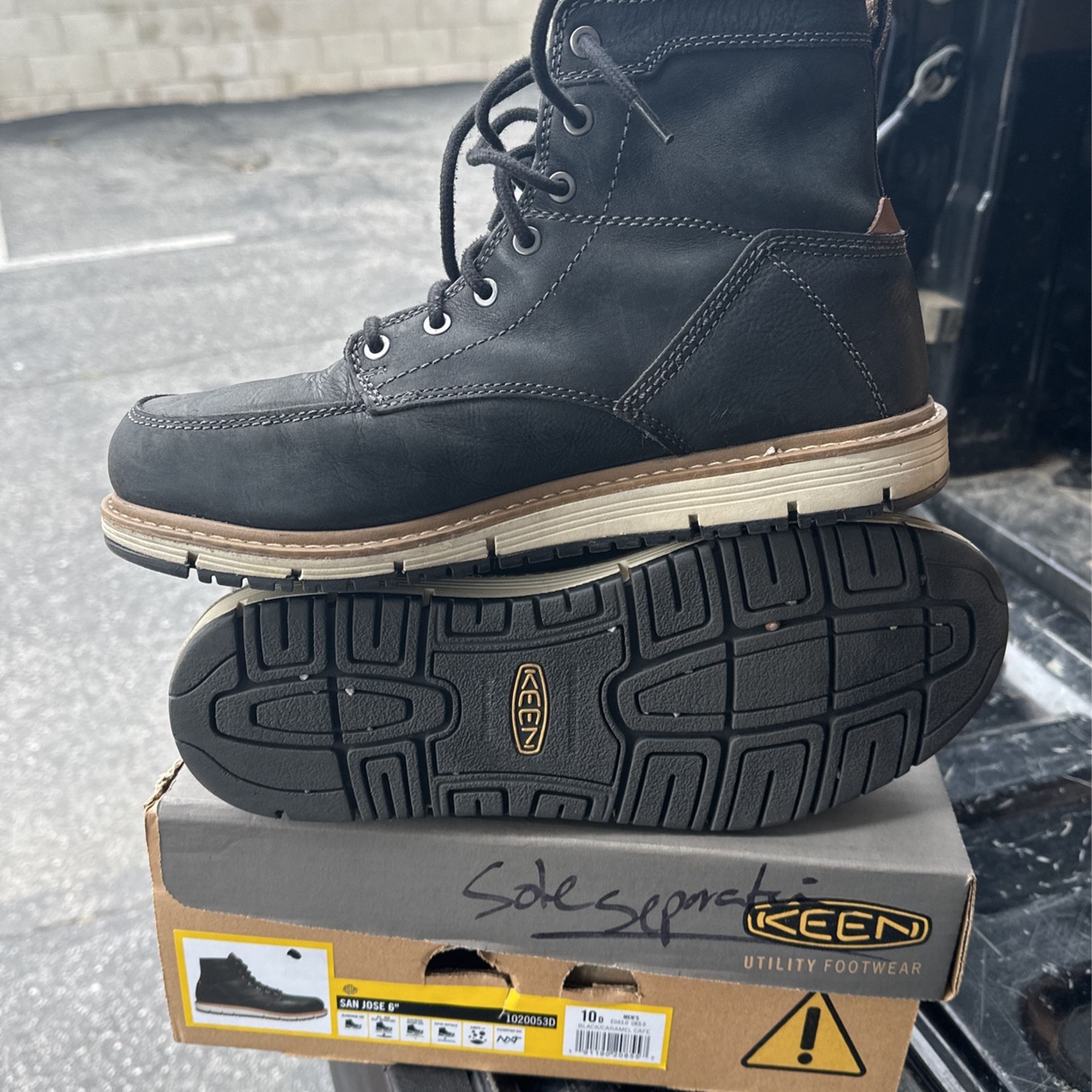 Size 10 Safety Toe Work Boot 