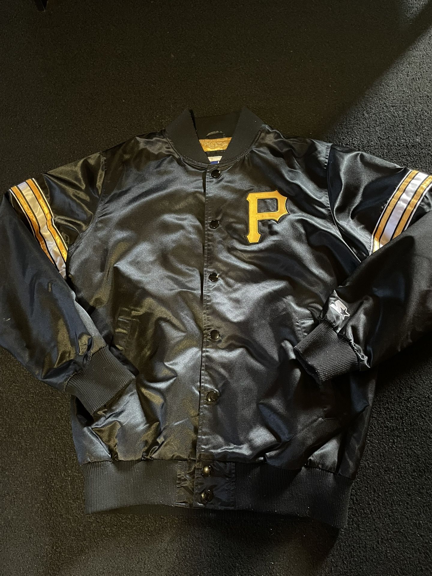 Pirates Starter Bomber Jacket W/ Hoodie