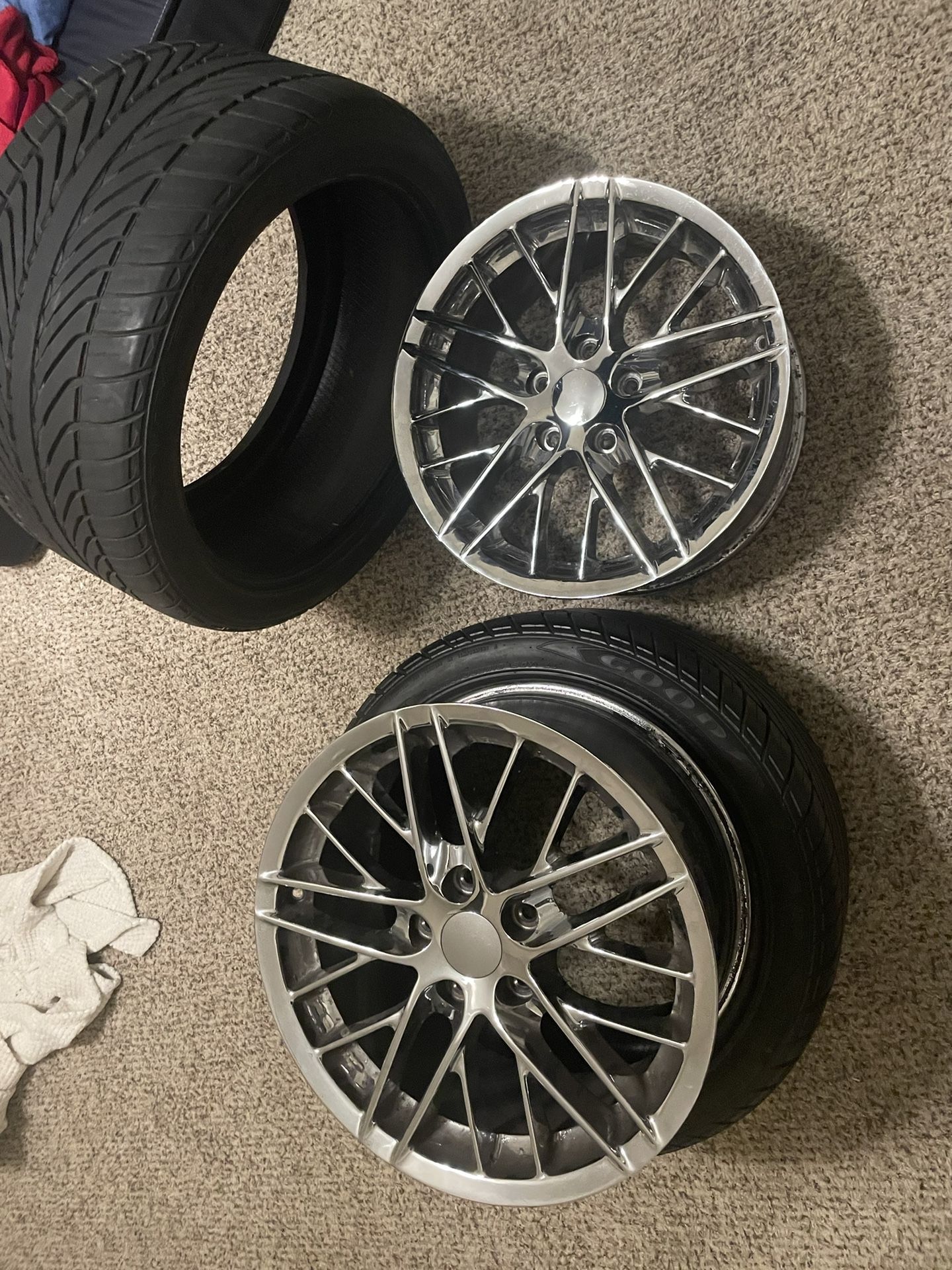 C5 C6 Corvette Rims and tires