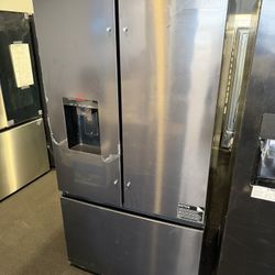 Whirlpool Black Stainless 3 Door Refrigerator With Water Dispenser 