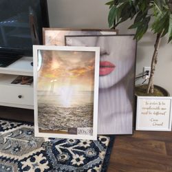 Assorted Large Poster Frames