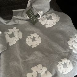 GREY DENIM TEARS HOODIE