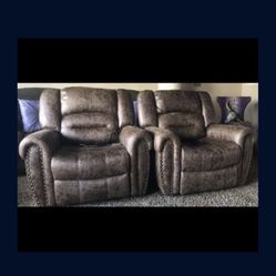 Reclining Chairs ( Sold As Pair )