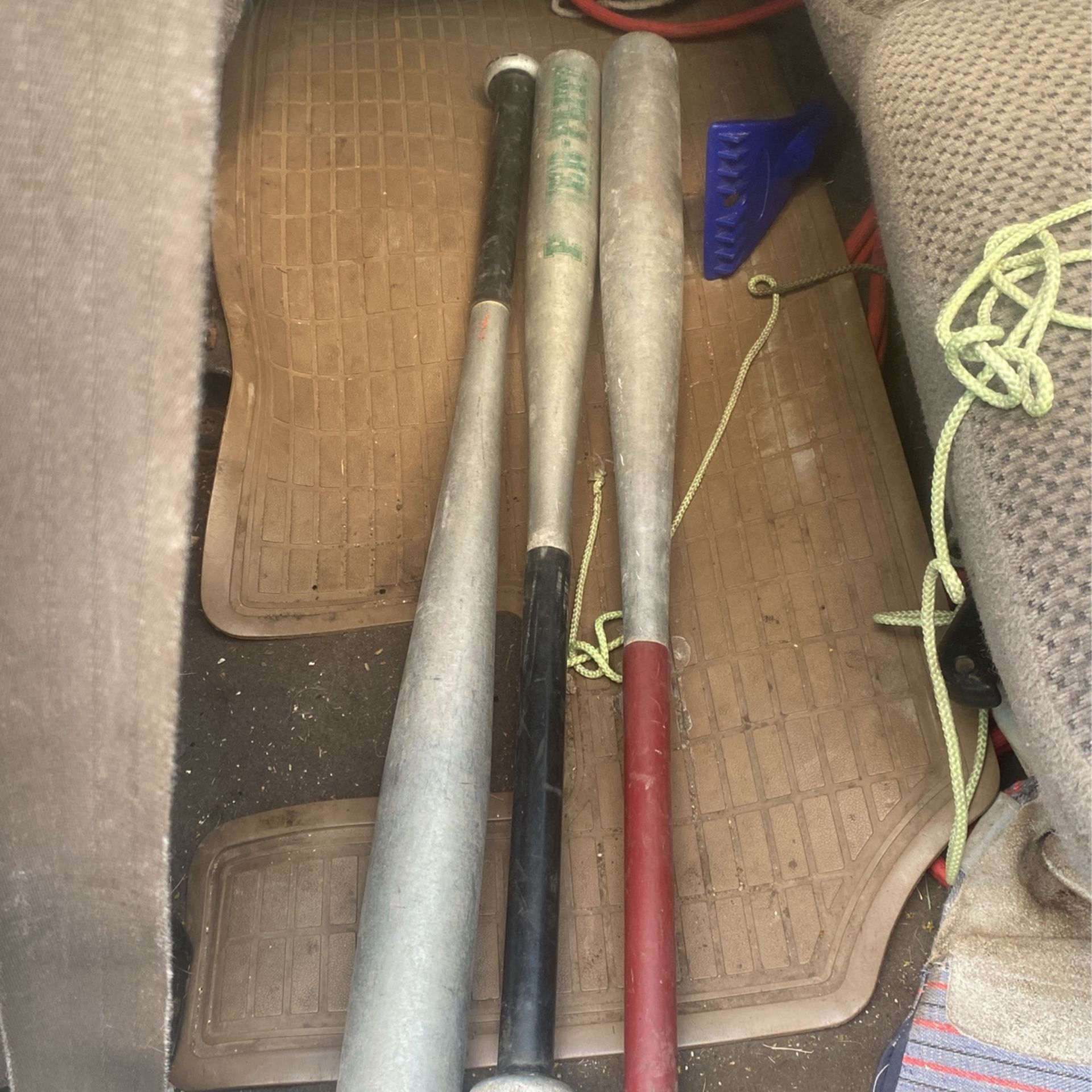 Three aluminum Baseball bats