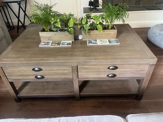 Brown/Grey Wood Coffee Table