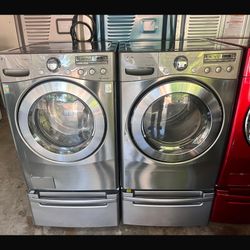 washer and electric dryer  lavadora y secadora electrica 