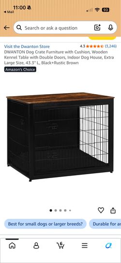 Large dog crate
