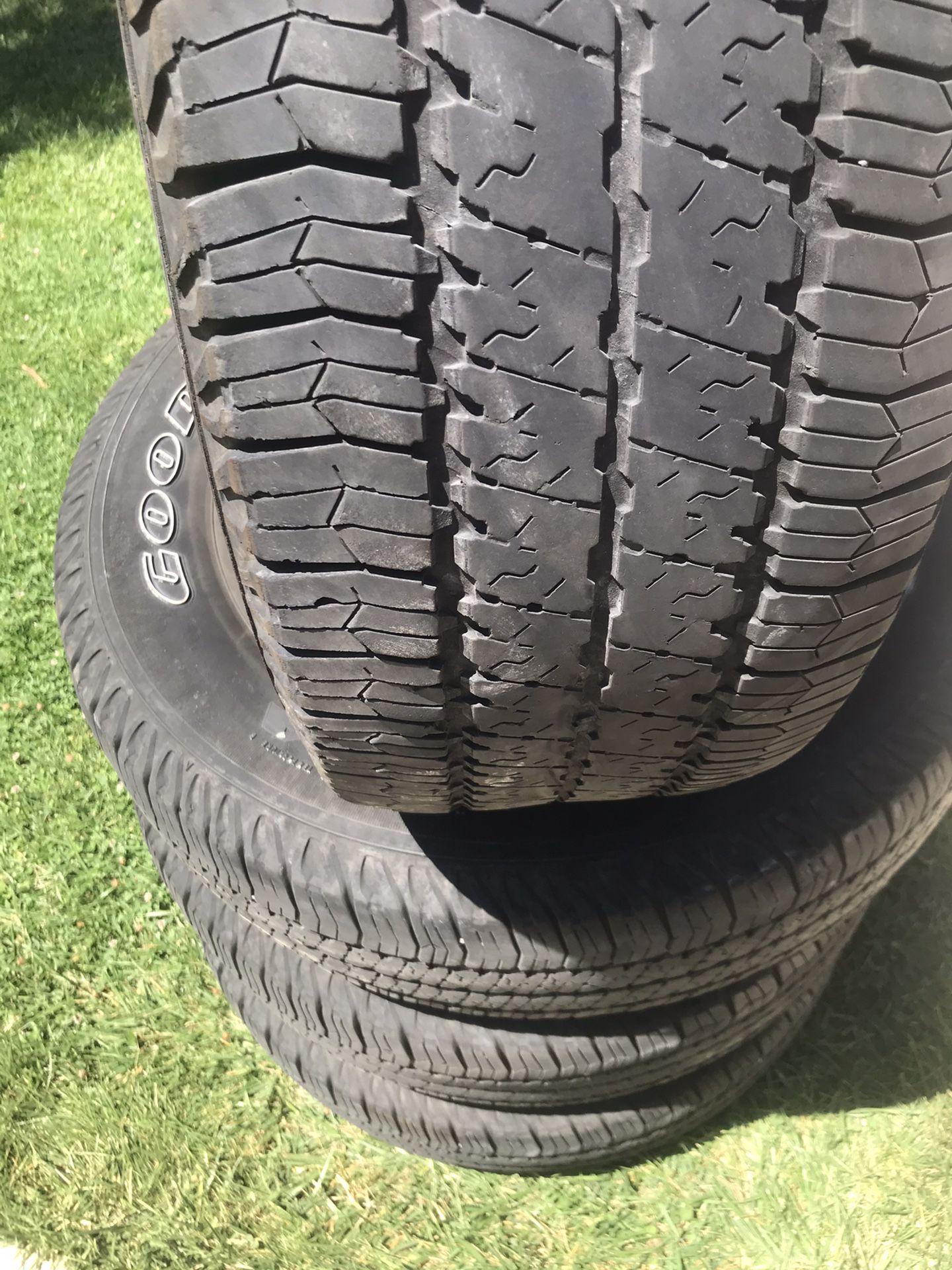 4 tires size p25575r17