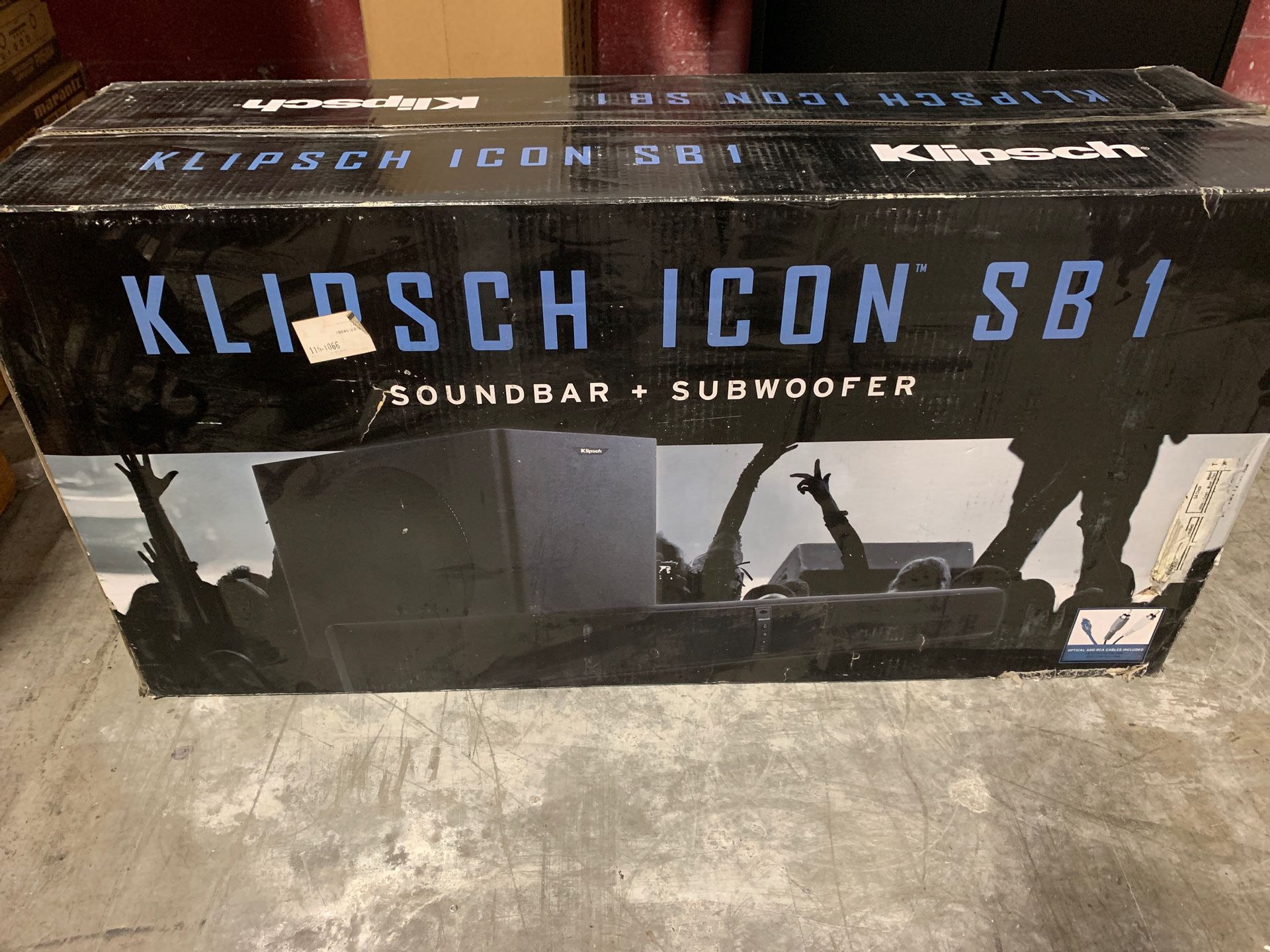 Klipsch Soundbar -Subwoofer Icon SB1 open box like new