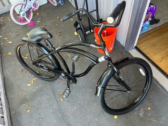 Hyper Bike Co. Black Beach Cruiser Bicycle